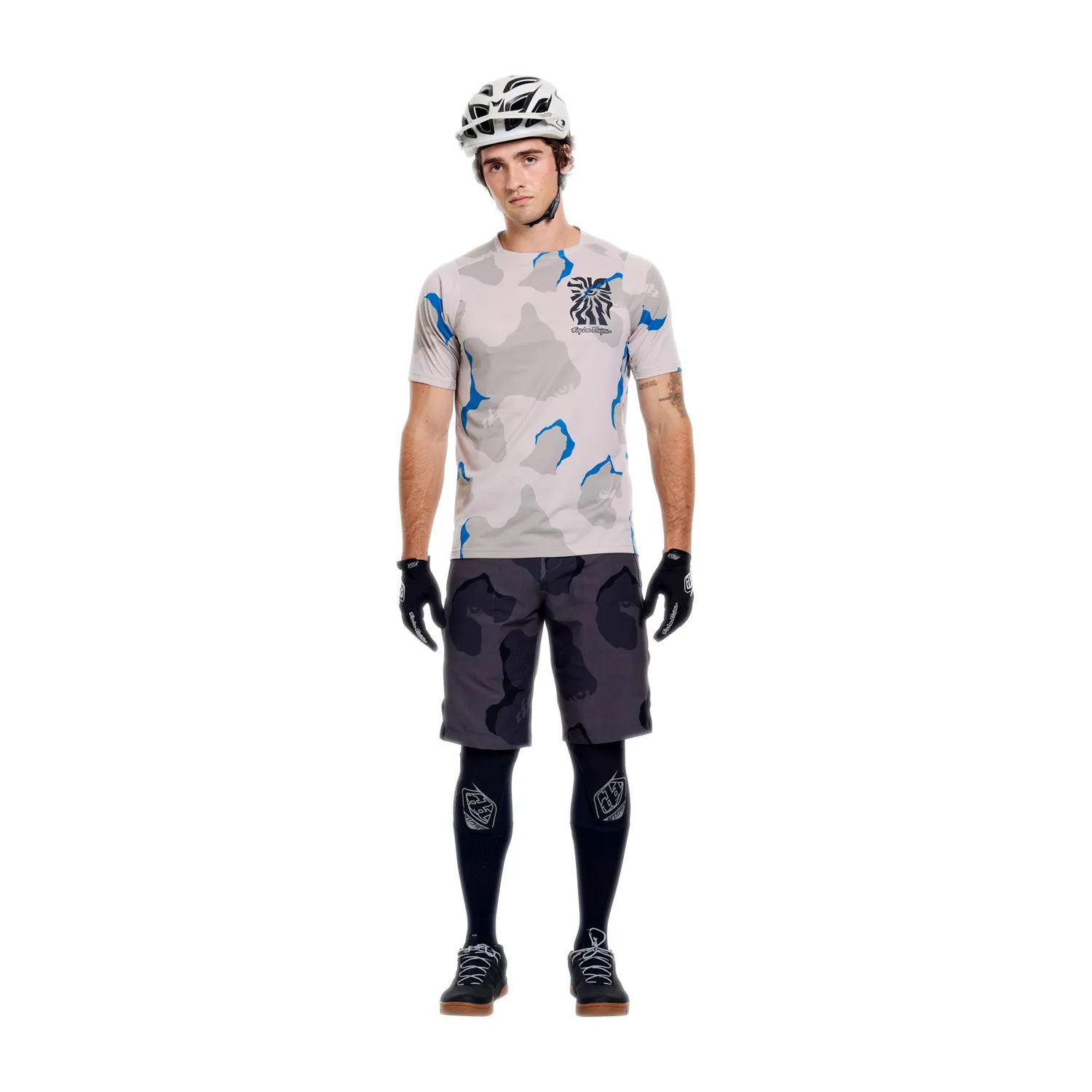 Troy Lee Designs Skyline Pro shorts Carbon elasticizzati