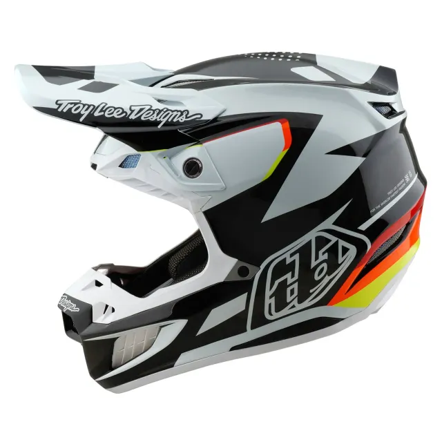 Troy Lee Designs SE5 Carbon casco moto Optic Black carbonio