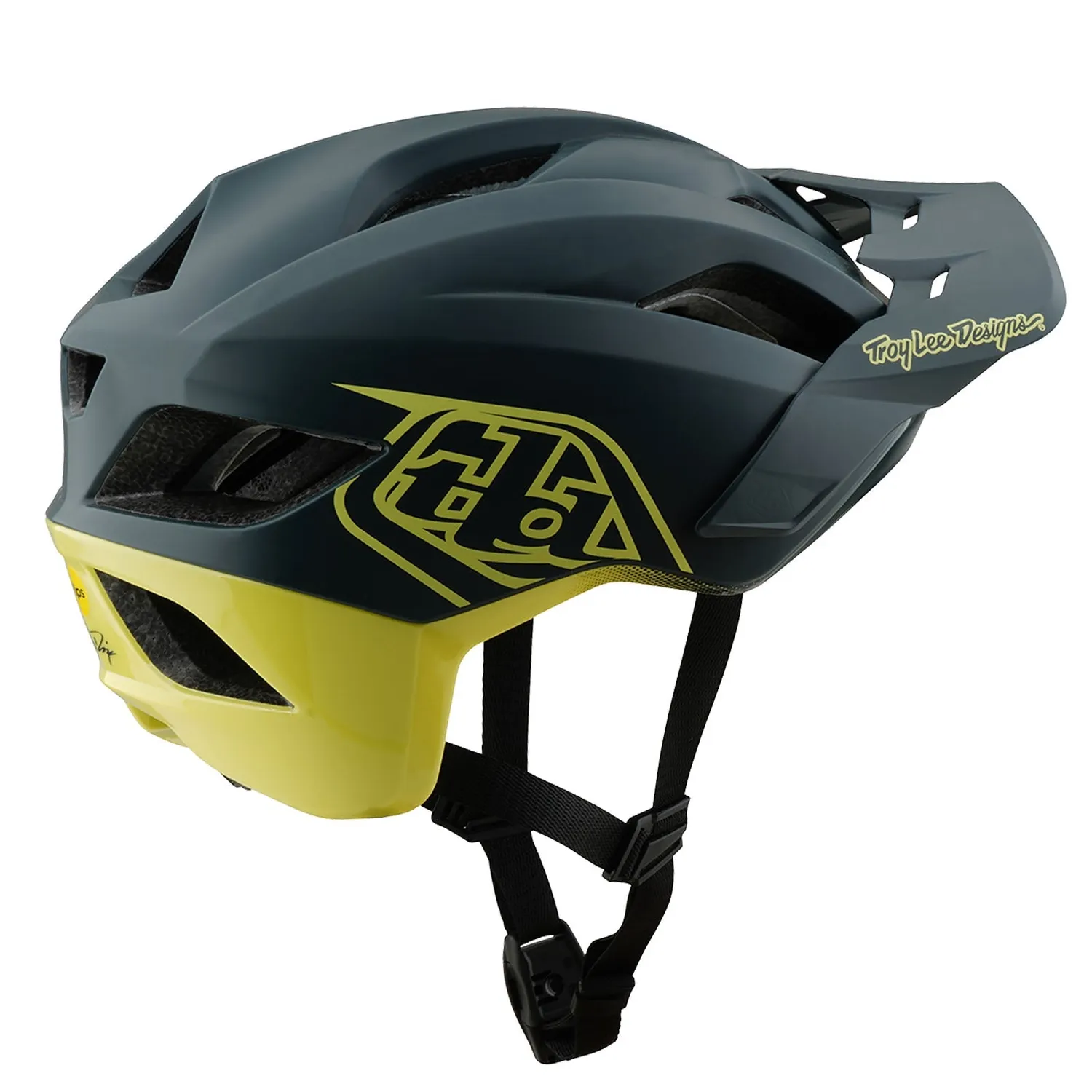 Troy Lee Designs Flowline SE Casco MTB Grigio Giallo M/L