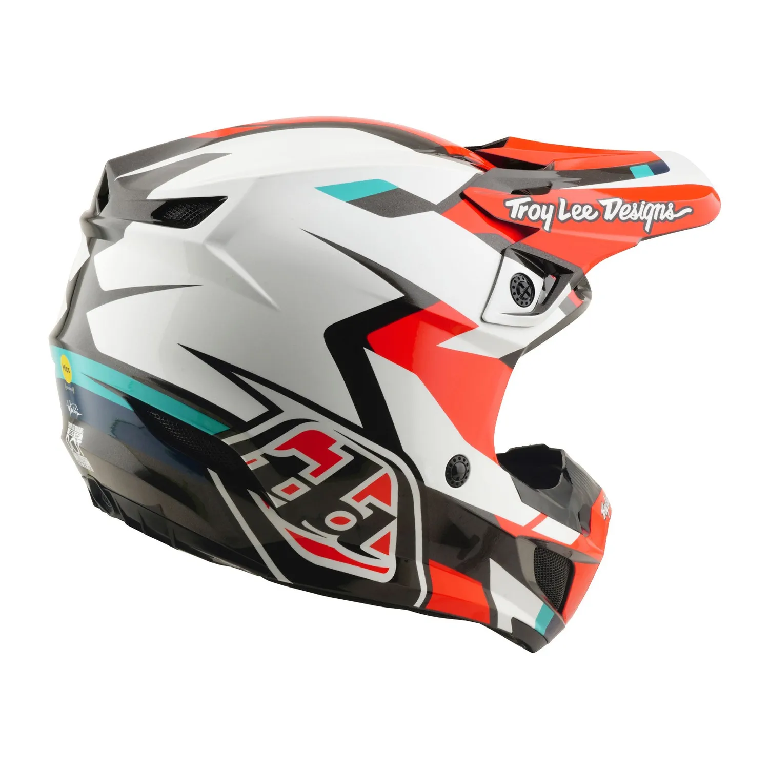 Troy Lee Designs SE5 Polycarbonate casco moto Roamer Red MIPS