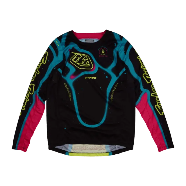 Troy Lee Designs GP Pro Membrane maglia cross bambino nero giallo