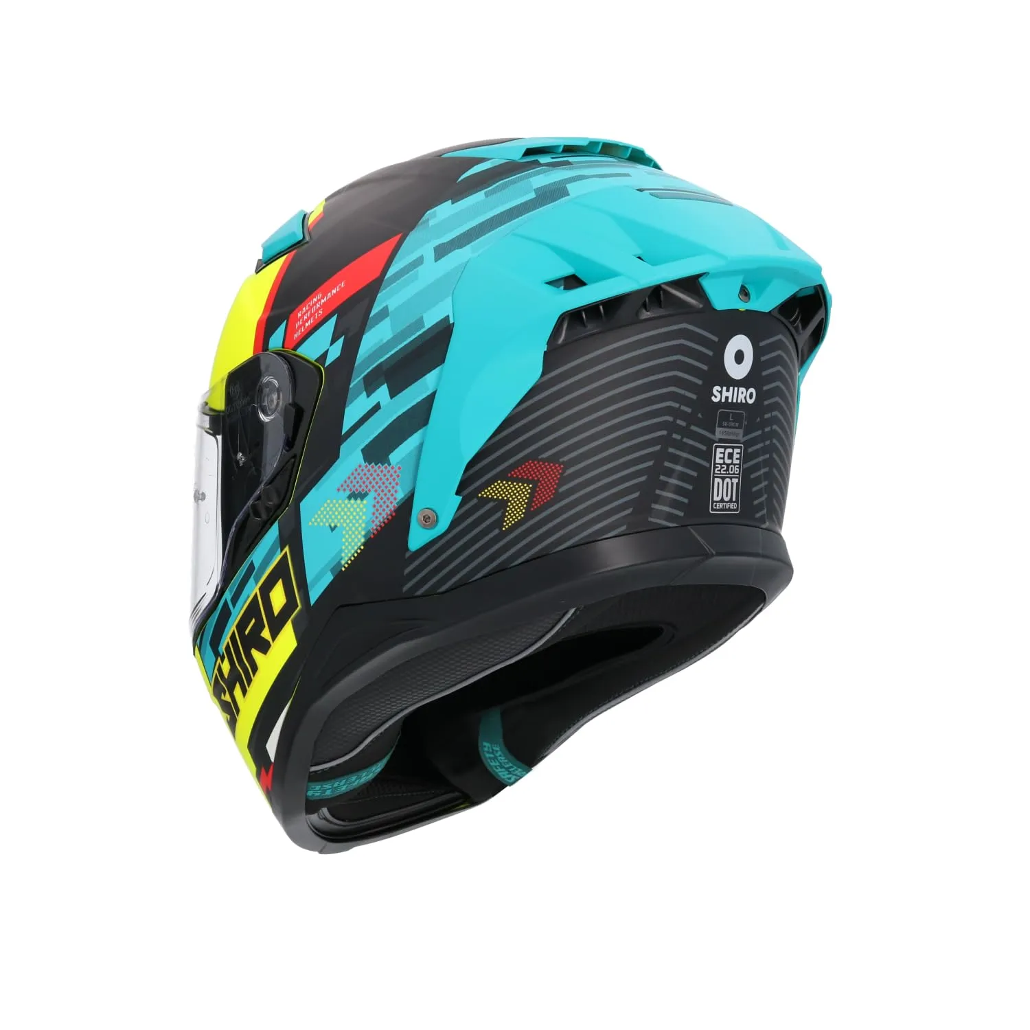 Bi Esse Racing Casco Moto Modulare Blu Taglia S