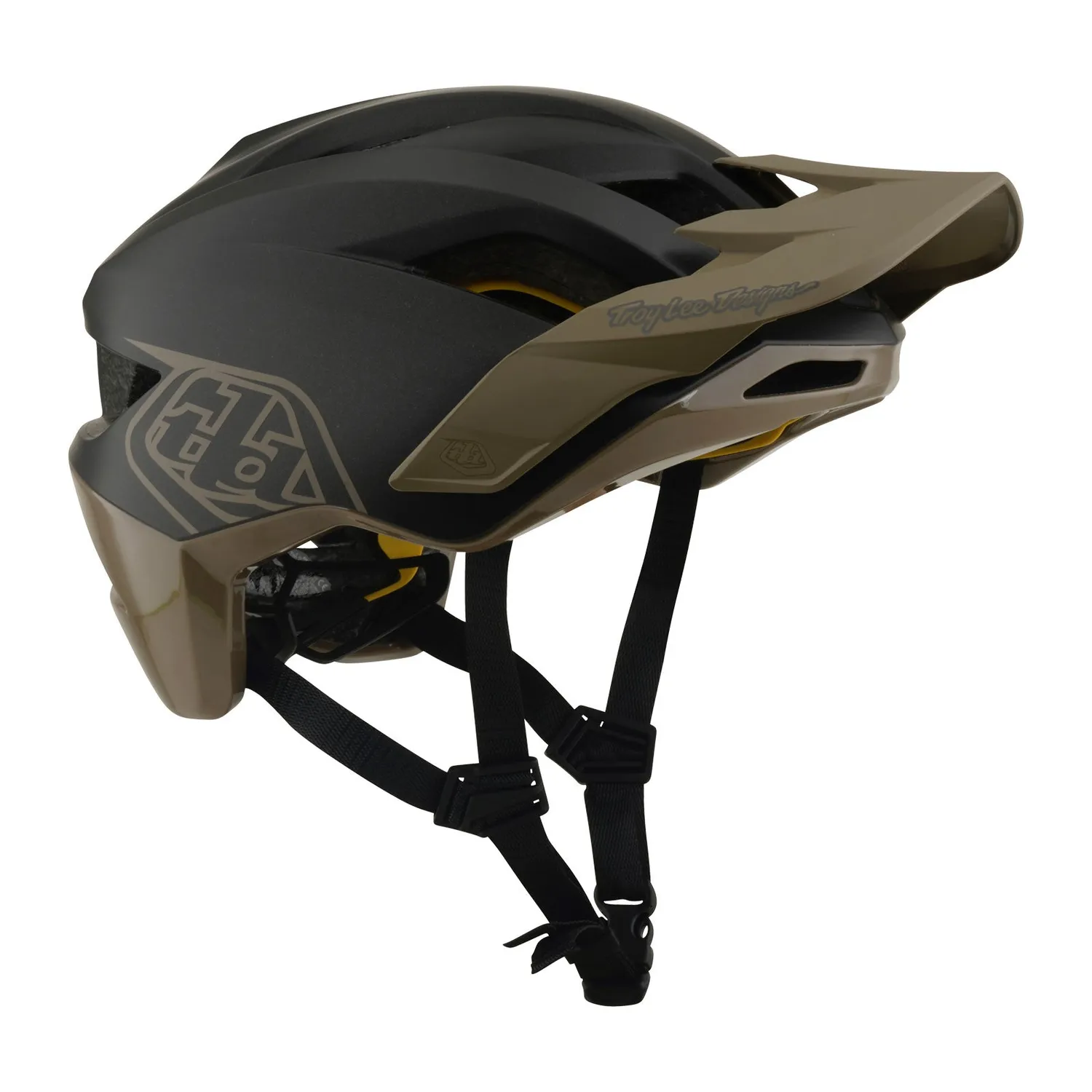 Troy Lee Designs Flowline Casco Bici Charcoal/Timber MIPS