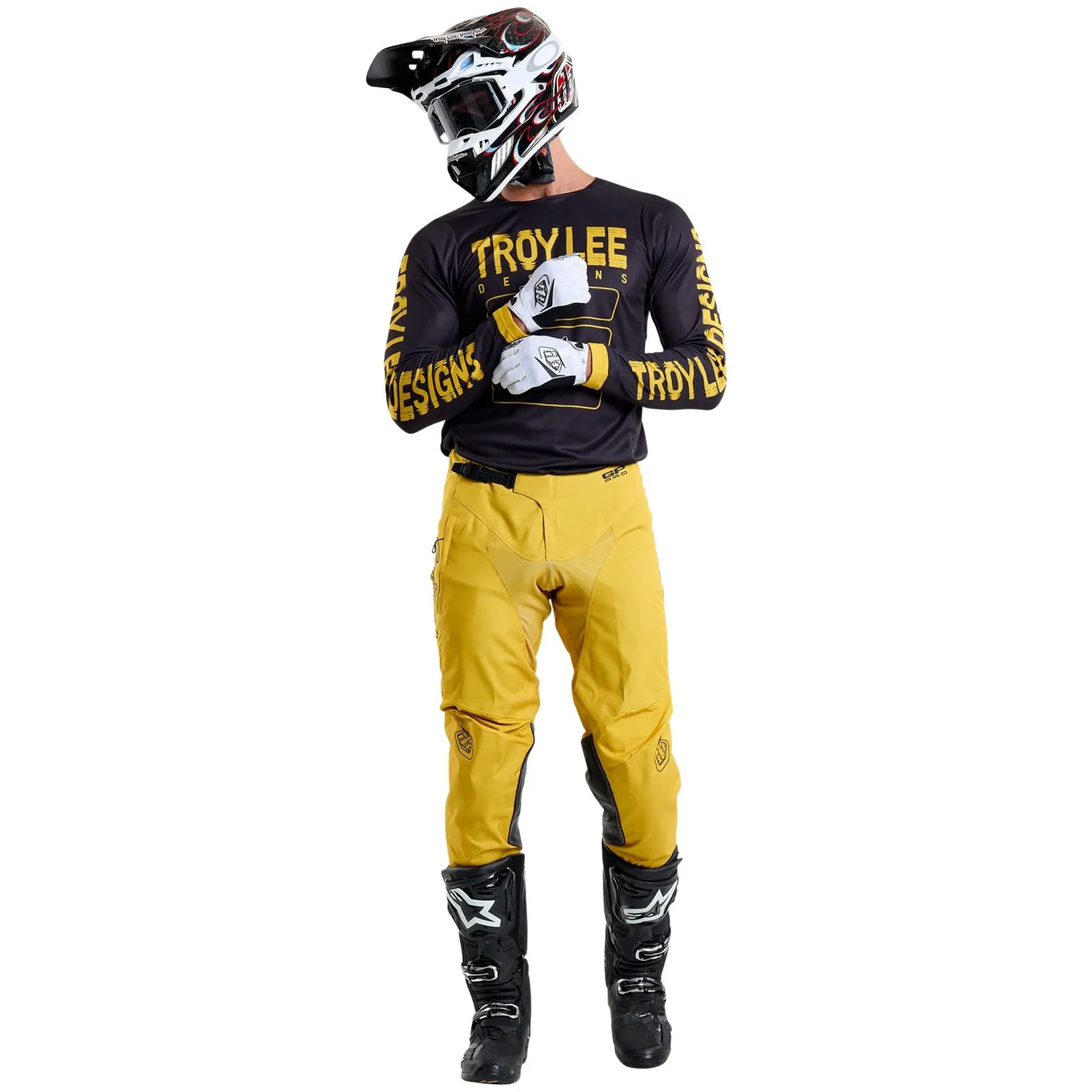 Troy Lee Designs GP Pro maglia moto Step Up Black