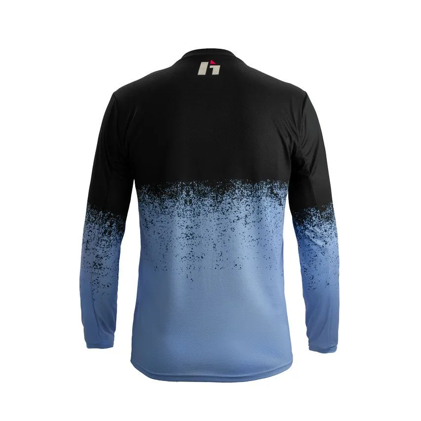 Hebo Pro Trial V Dripped maglia moto M blu protezione UV