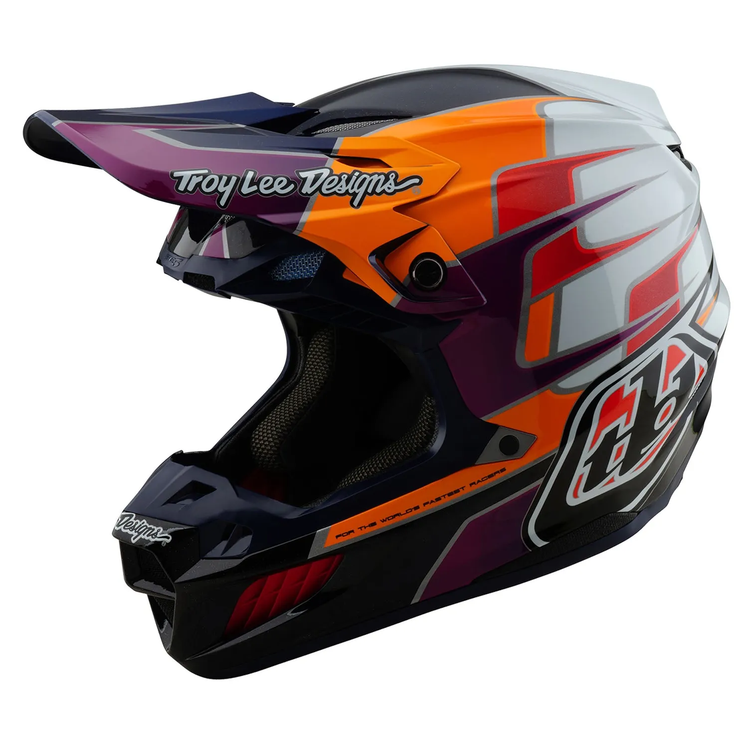 Troy Lee Designs SE5 Carbon MIPS casco cross blu navy