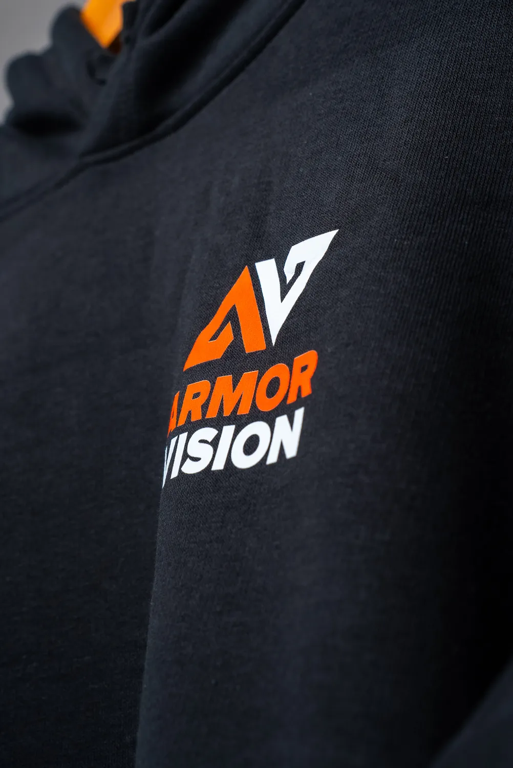 Armor Vision Hoody felpa cappuccio nera calda