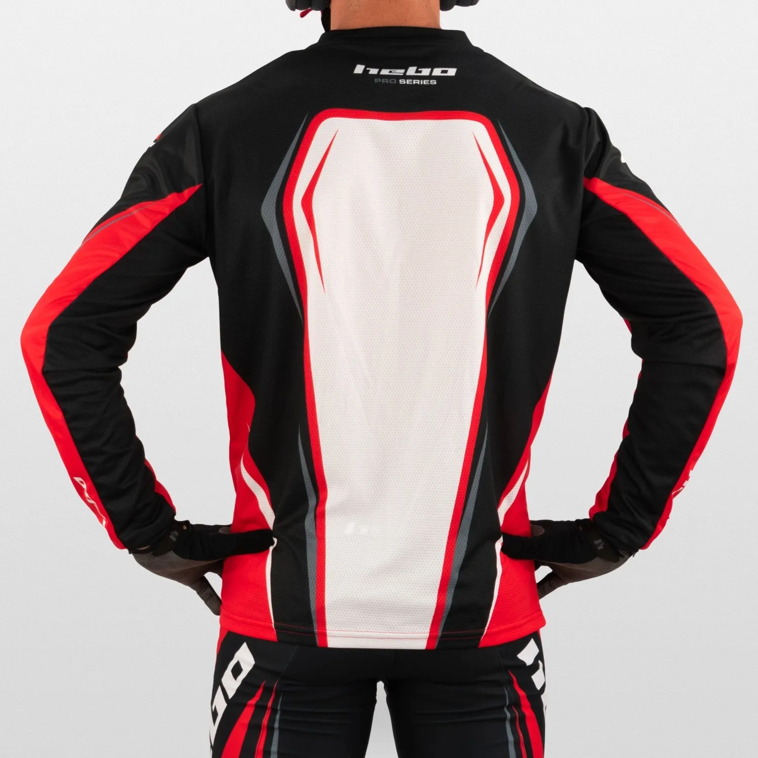 Hebo Pro Trial Classic maglia trial rossa traspirante