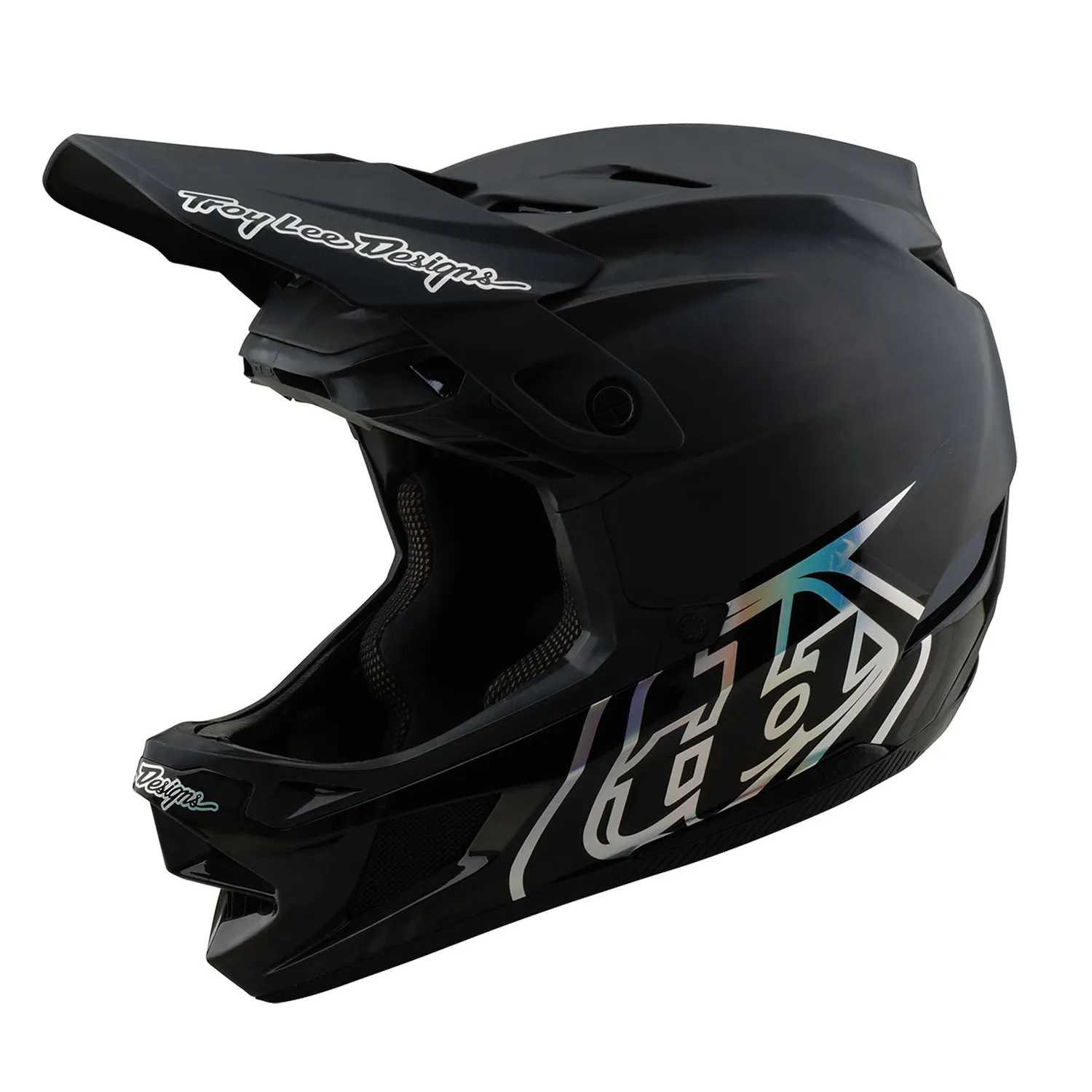 Troy Lee Designs D4 Carbon casco integrale nero