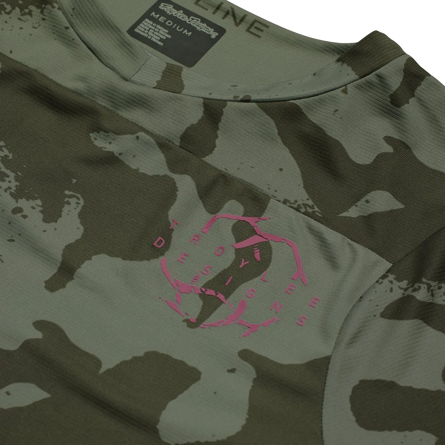 Troy Lee Designs Skyline Shadow Camo maglia mtb Olive