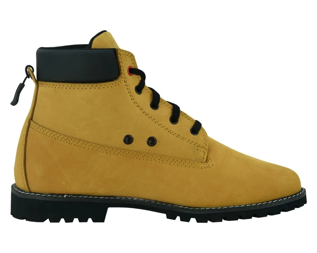 Bi Esse Cafe Race Scarpe Moto Pelle Nere con Lacci