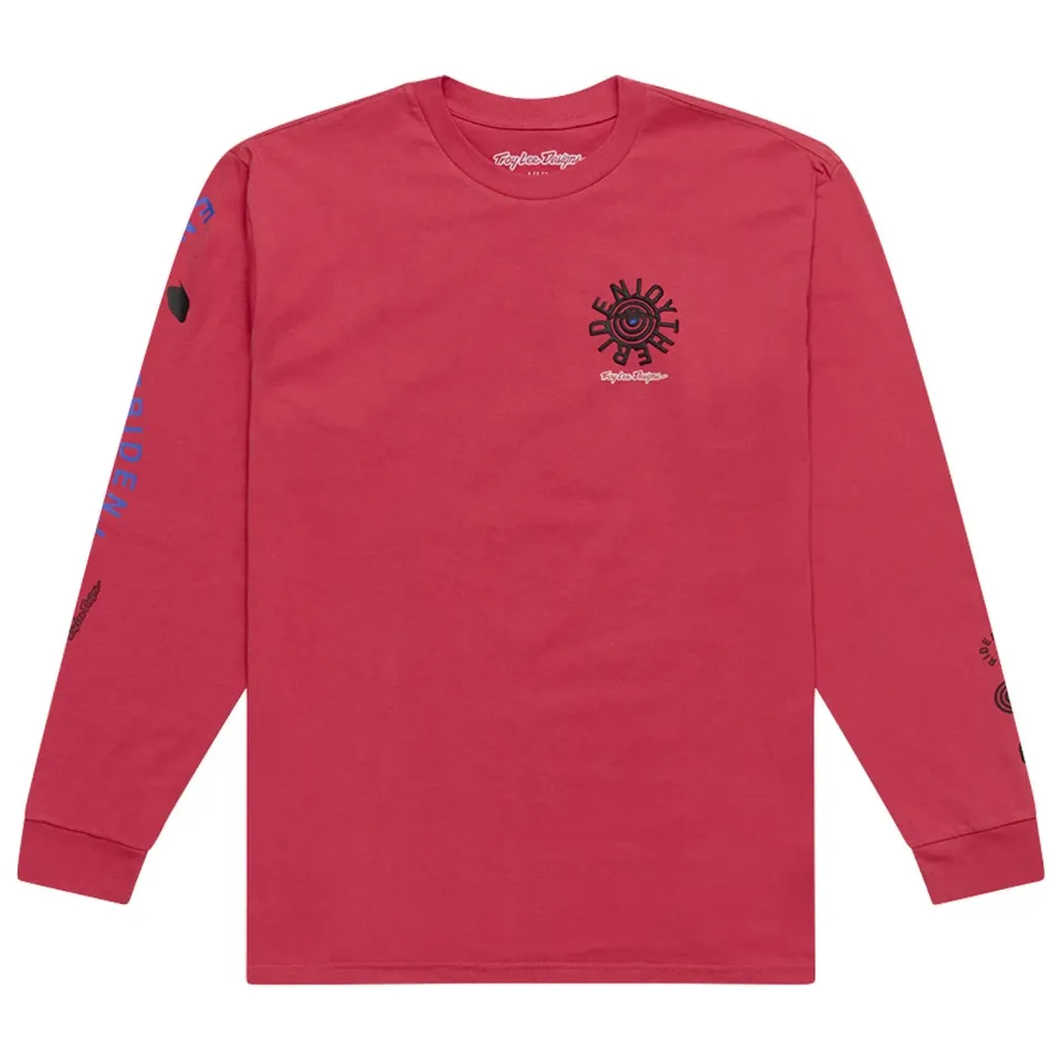 Troy Lee Designs Enjoy T-Shirt Manica Lunga Fucsia