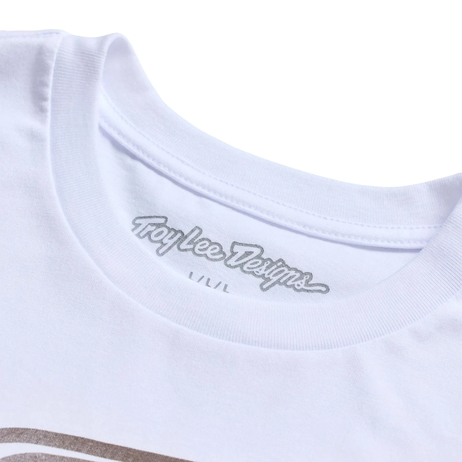 Troy Lee Designs Badge t-shirt manica corta bianca cotone