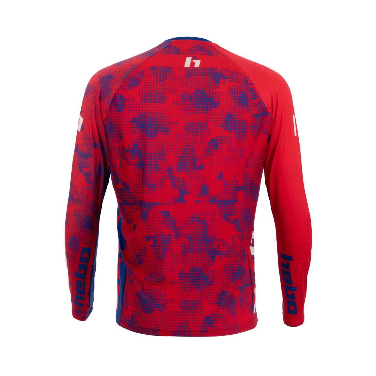 Hebo Race Pro maglia trial rossa traspirante