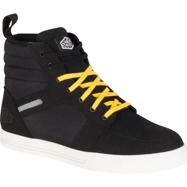 Segura Santana scarpe moto nero giallo impermeabili