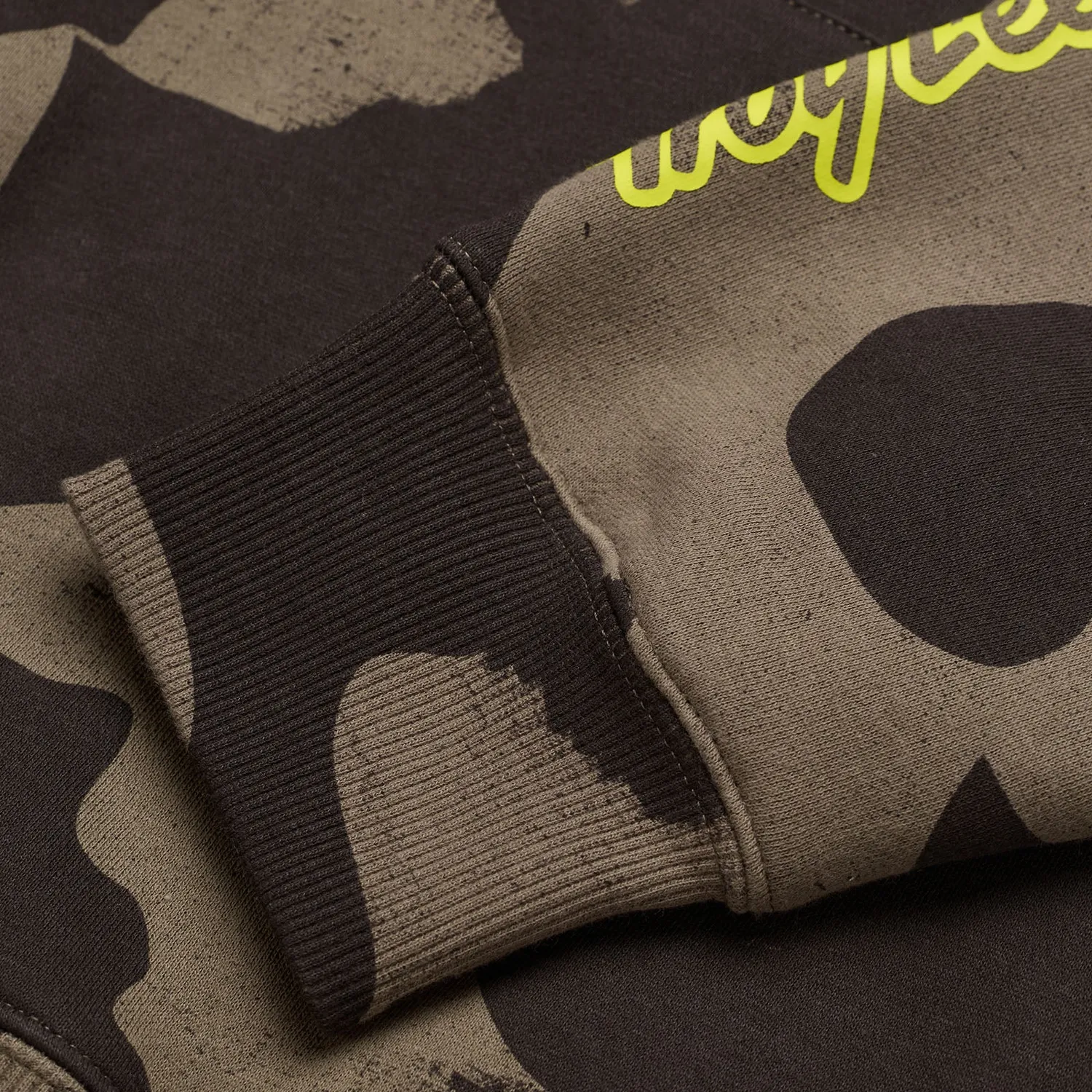 Troy Lee Designs Badge felpa cappuccio olive camo pile