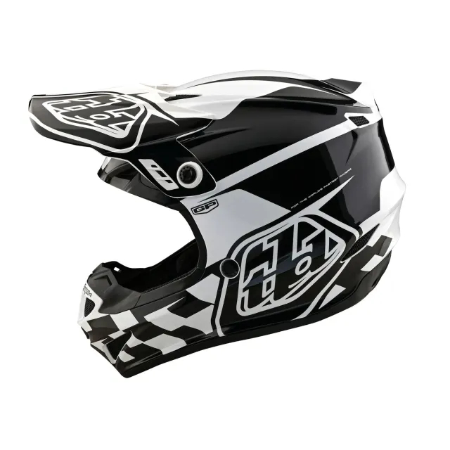 Troy Lee Designs GP casco moto bianco nero no Mips