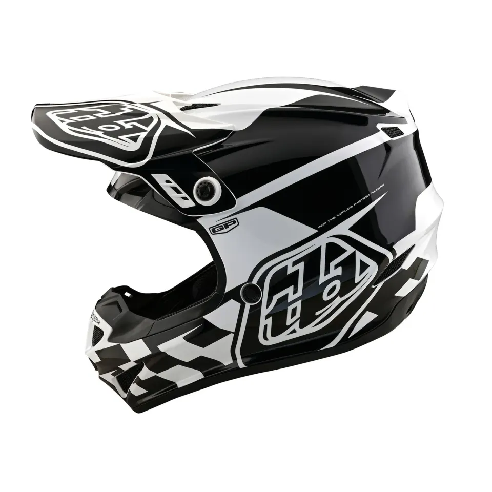 Troy Lee Designs GP casco moto bianco nero no Mips