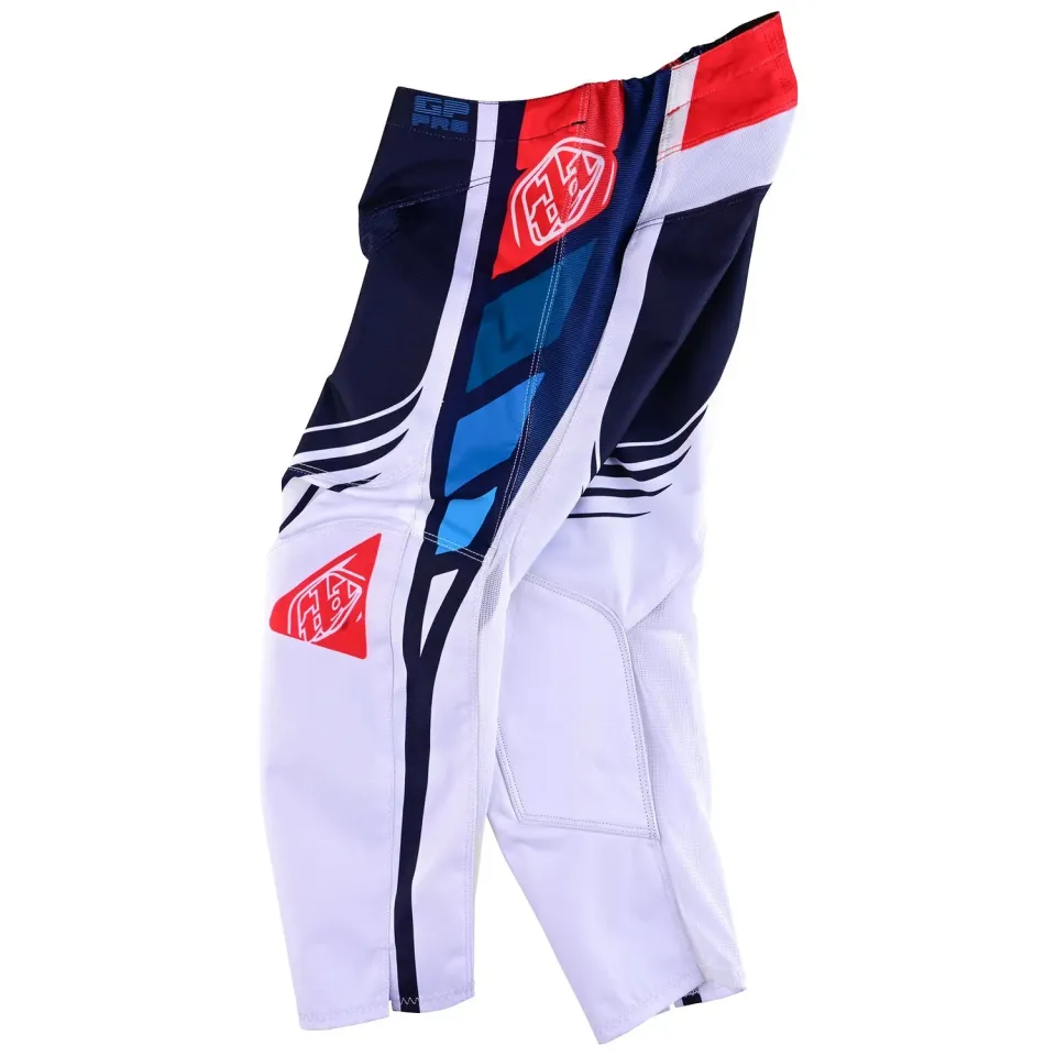 Troy Lee Designs GP Pro Wavez pantaloni moto Navy Red ragazzo