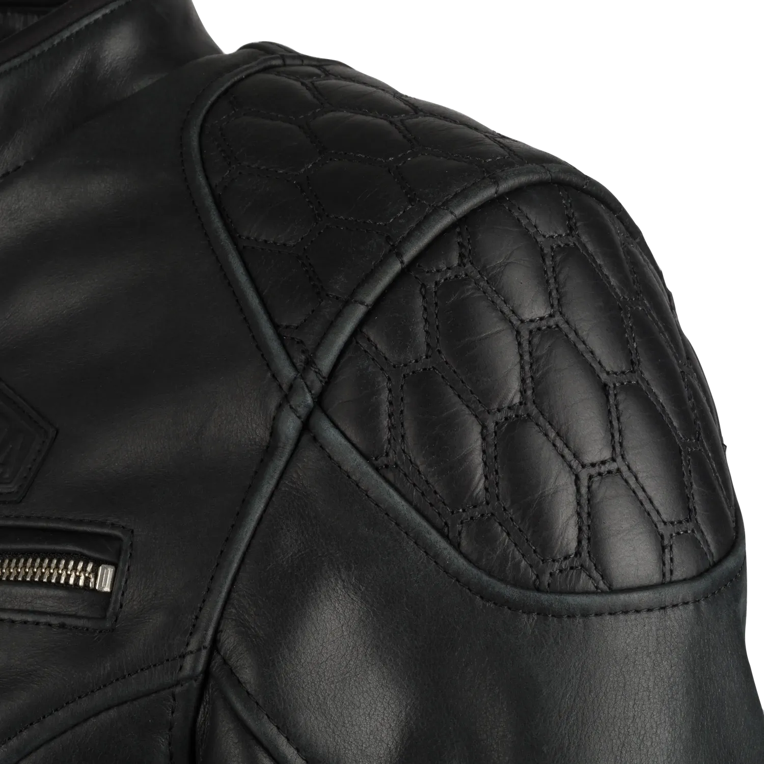 Segura Lady Curtis giacca moto pelle donna nero protettiva