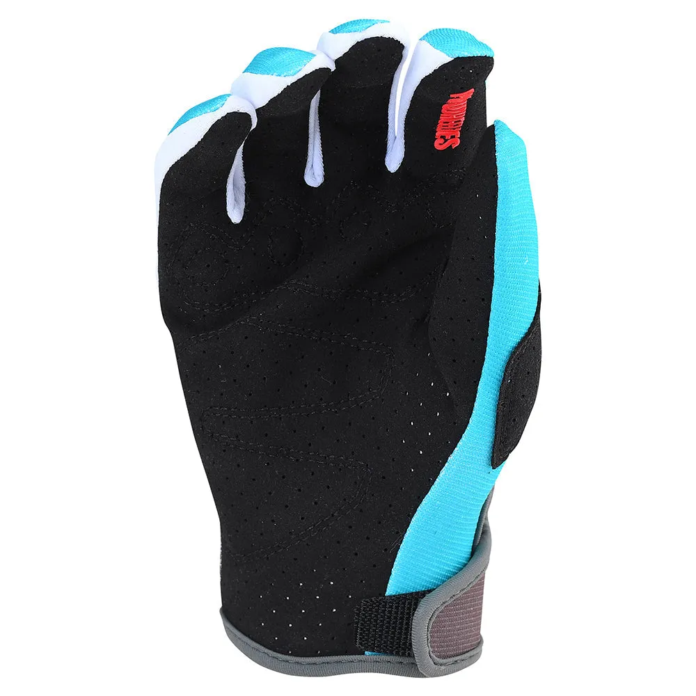 Troy Lee Designs GP Solid guanti moto donna turchesi