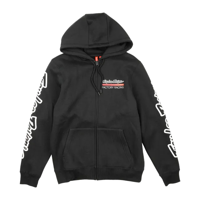Troy Lee Designs Factory Racing felpa zip Black Red