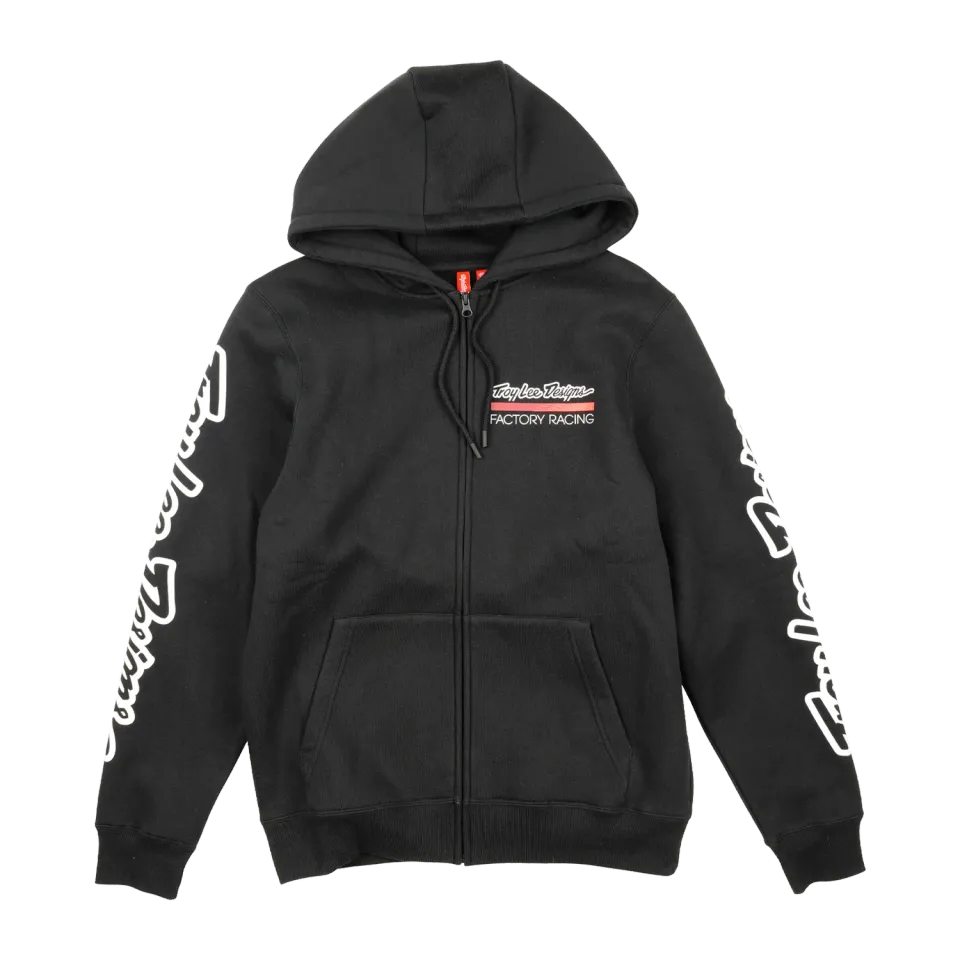 Troy Lee Designs Factory Racing felpa zip Black Red