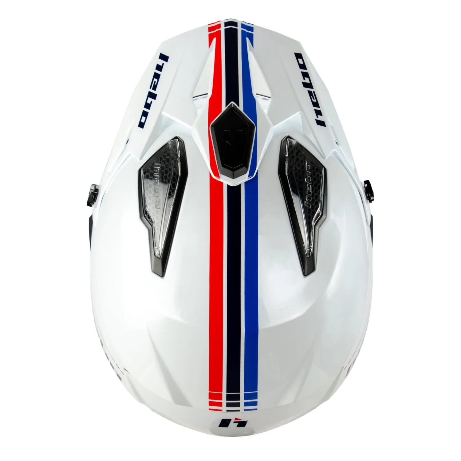 Hebo Zone 5 casco trial bianco ECE 22-06