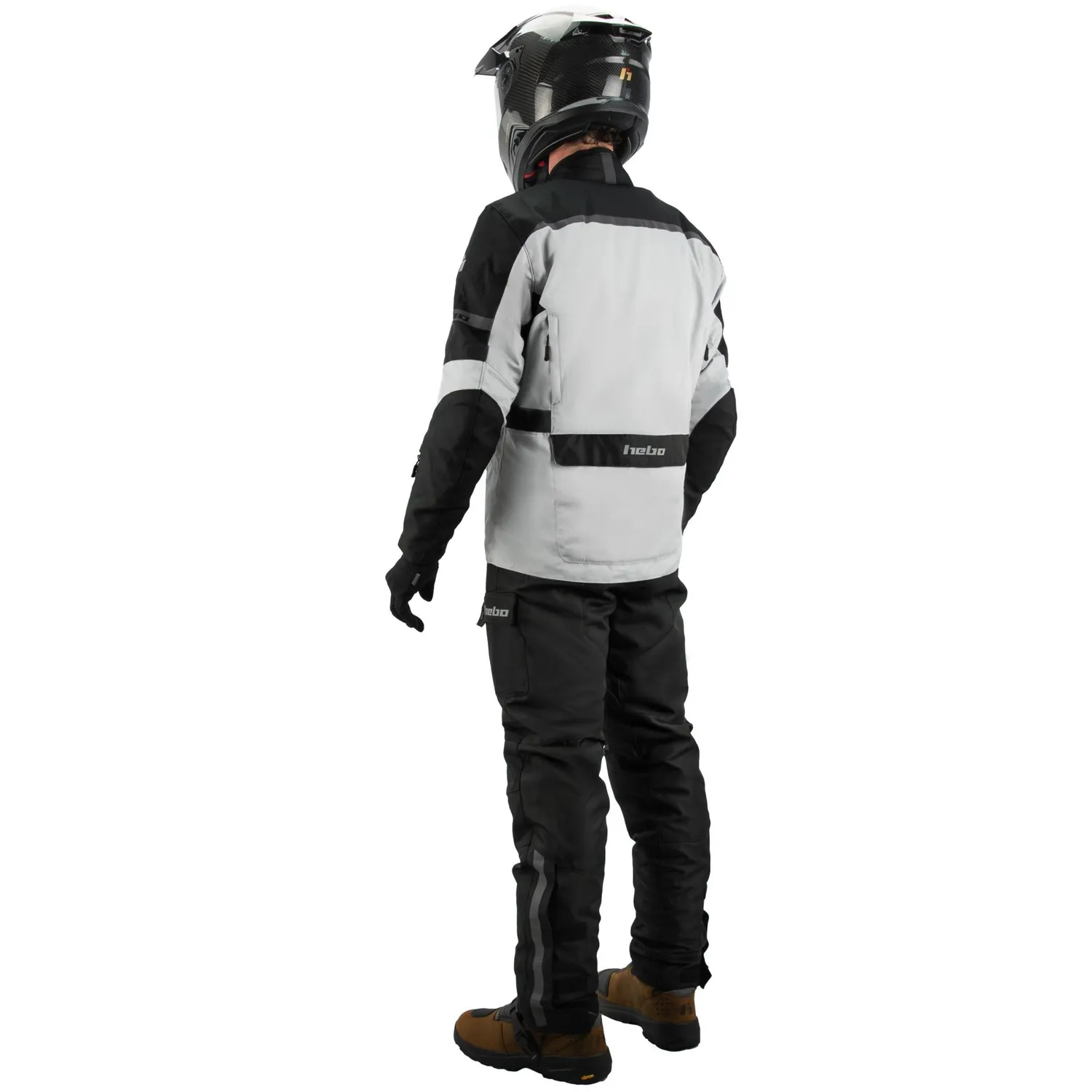 Hebo DS Adventure HE4740G giacca moto grigia protettiva