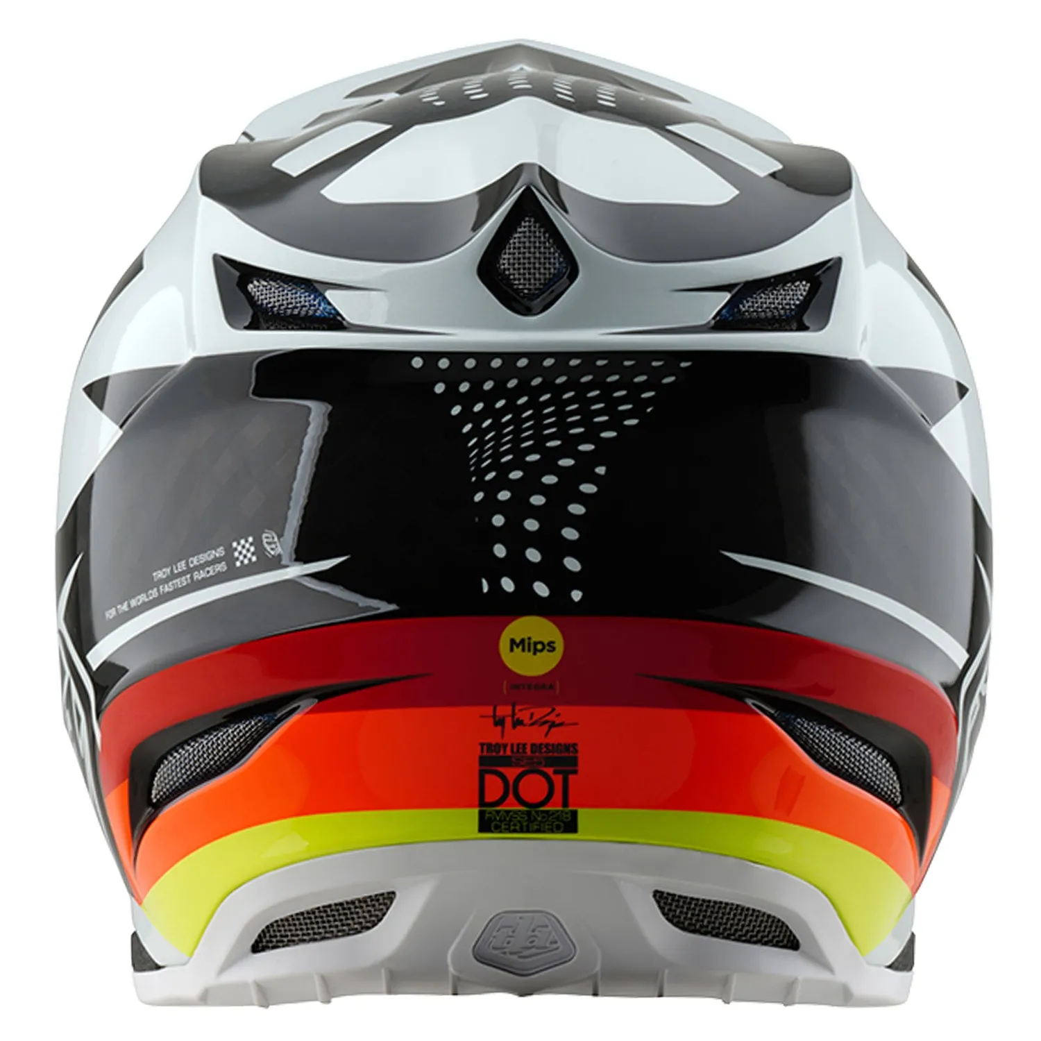 Troy Lee Designs SE5 Carbon casco moto Optic Black carbonio