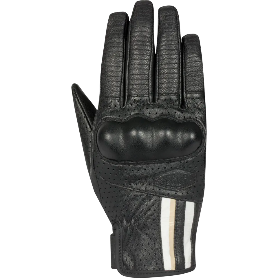 Segura Lady Romeo guanti moto pelle nero bianco