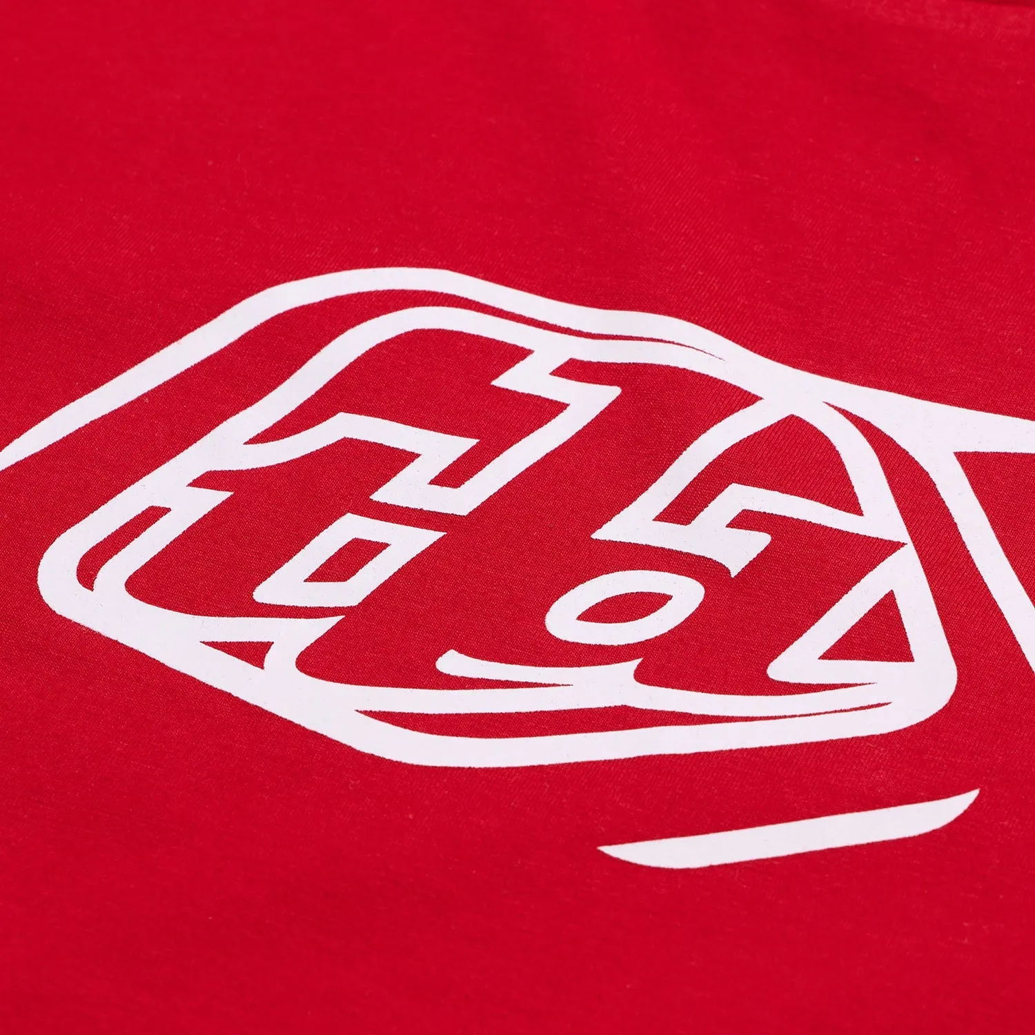 Troy Lee Designs Badge t-shirt ragazzo rossa manica corta