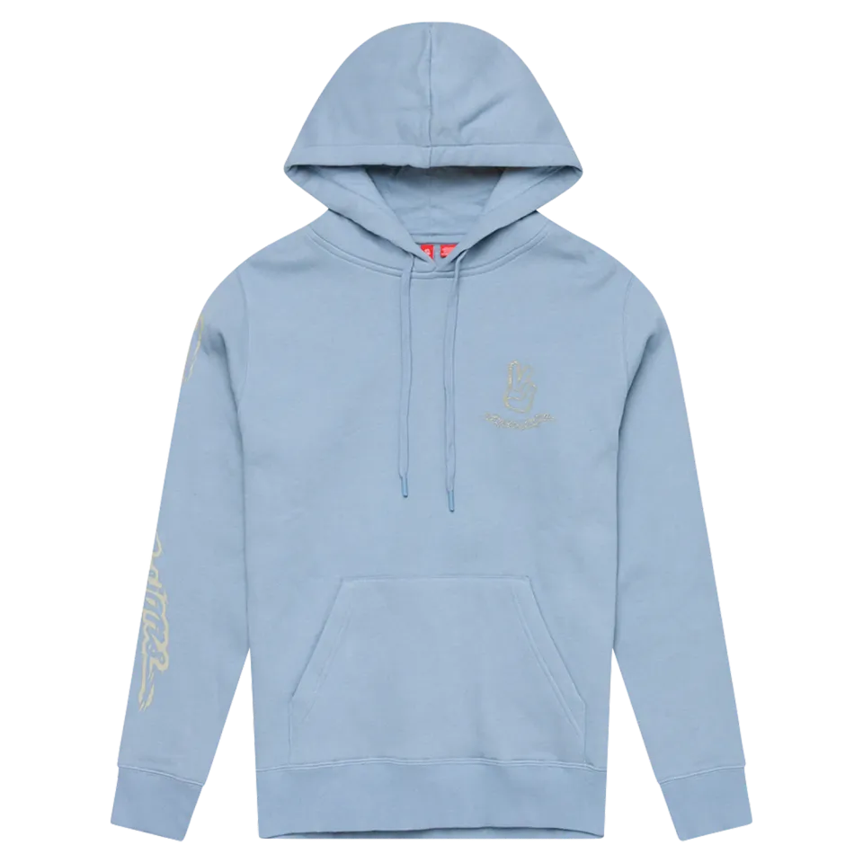 Troy Lee Designs Peace Out felpa donna blu smoke pullover