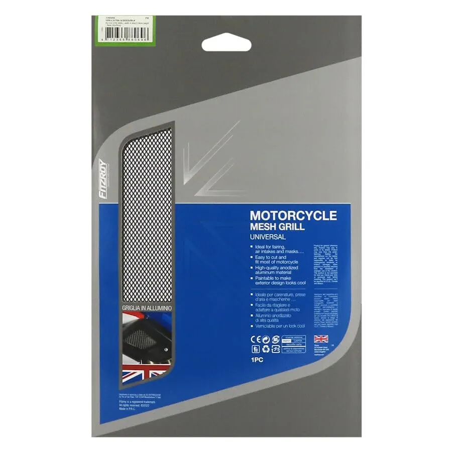 Fitzroy griglia alluminio moto 30x20 cm maglia micro