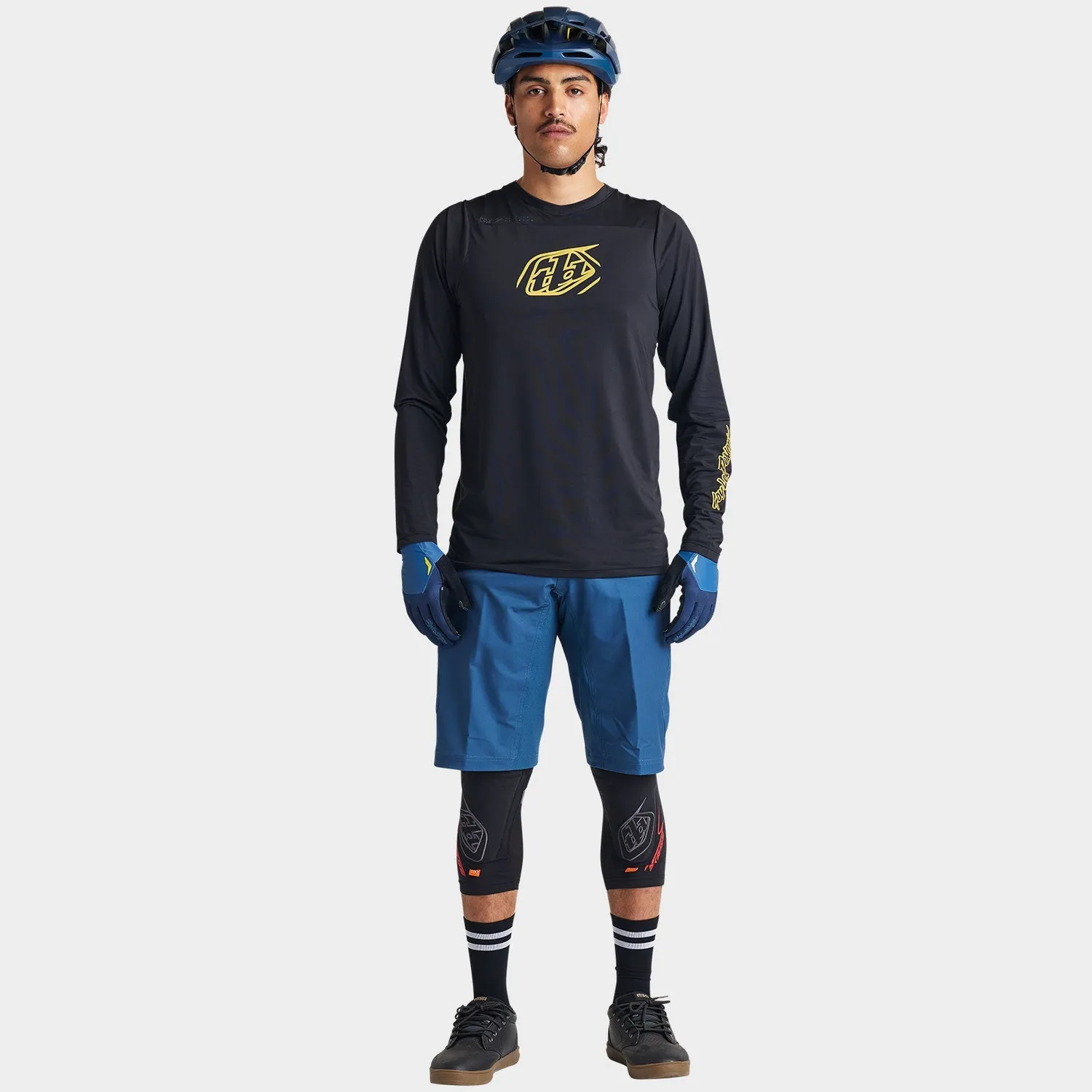 Troy Lee Designs Skyline Maglia MTB Nera Manica Lunga