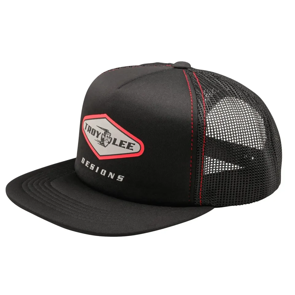 Troy Lee Designs Carb Trucker Snapback cappello nero