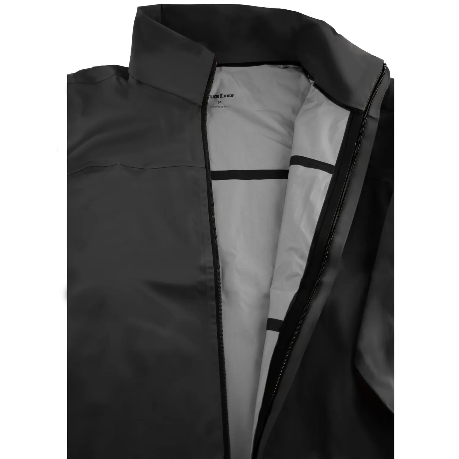 Hebo Team WP Black giacca moto nera impermeabile