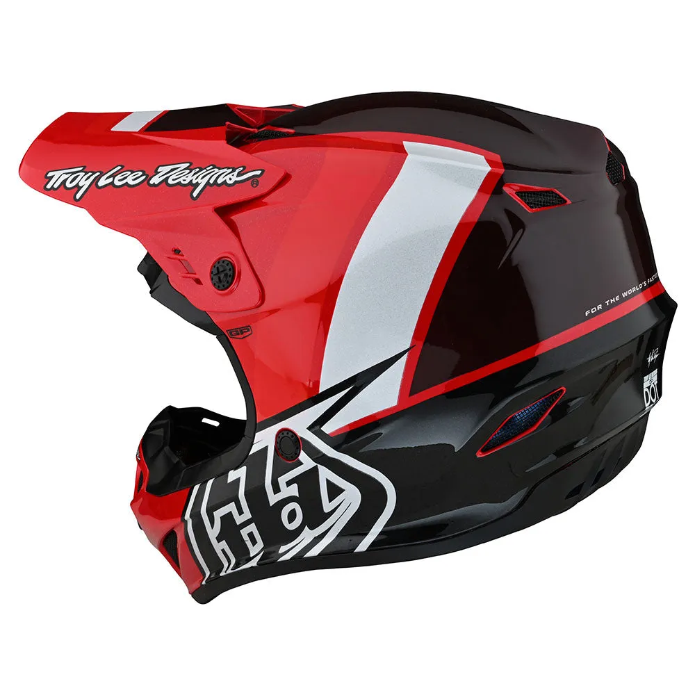 Troy Lee Designs GP No Mips casco cross Nova Red