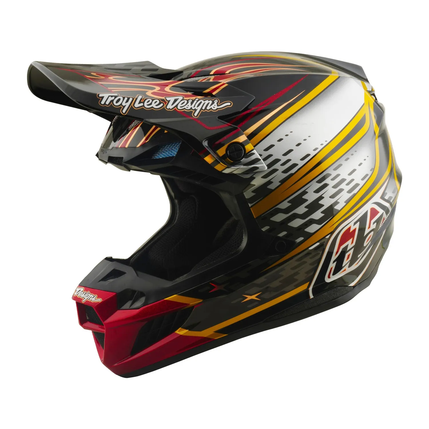 Troy Lee Designs SE5 Composite Wings casco moto nero