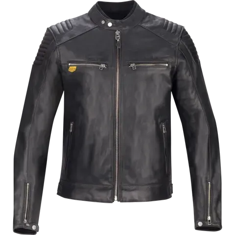 Segura Robby giacca moto pelle nera protettiva