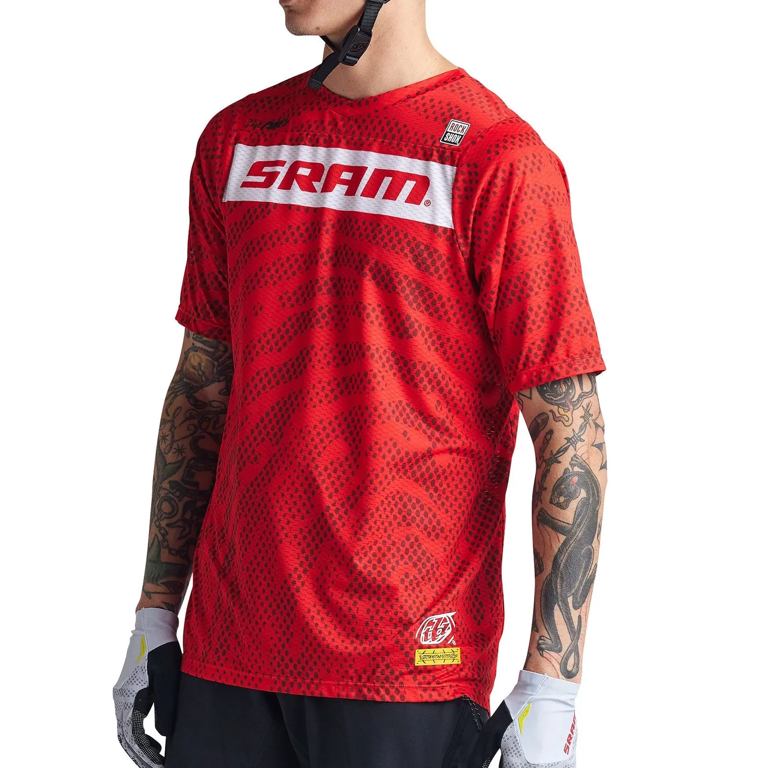 Troy Lee Designs Skyline Air maglia mtb rossa SRAM Roots