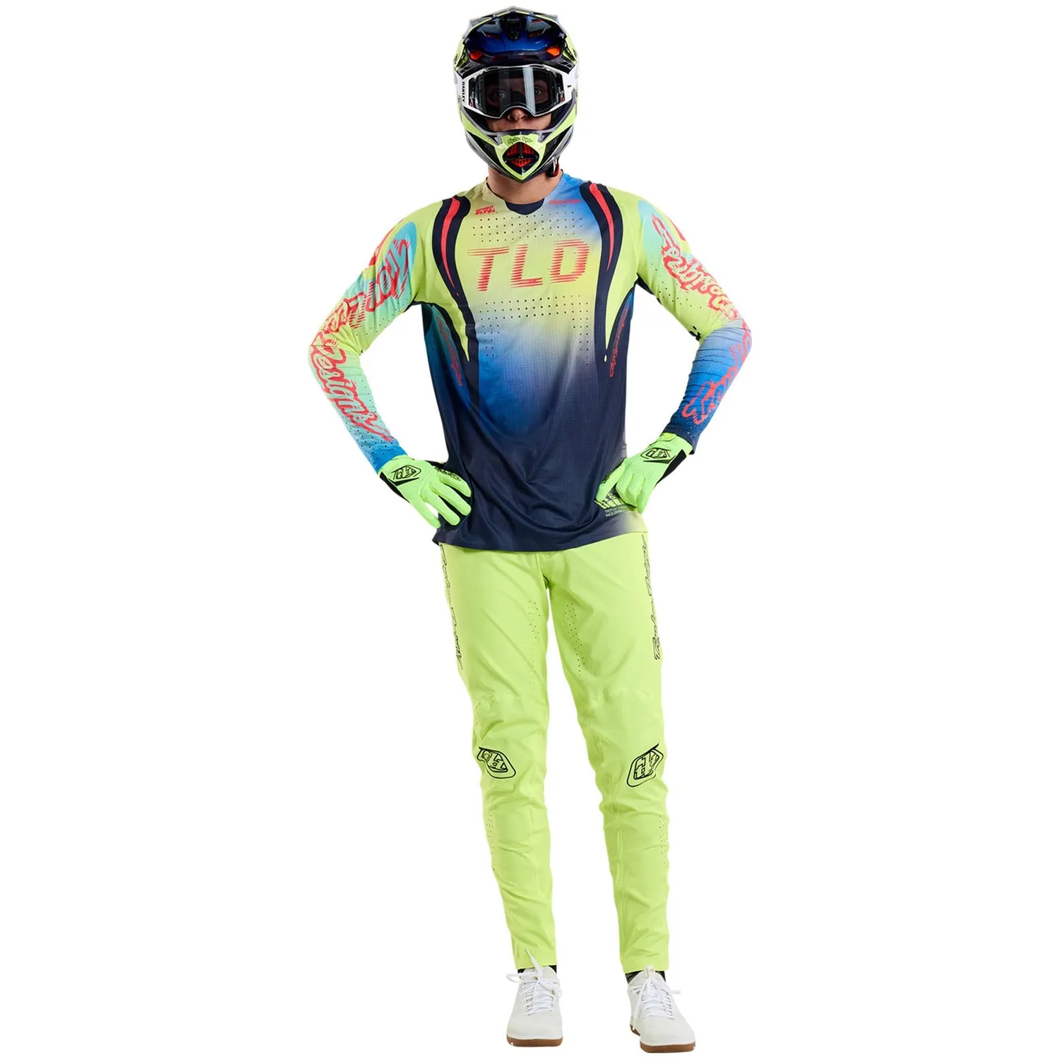Troy Lee Designs Sprint Ultra Mono pantaloni mtb glo yellow