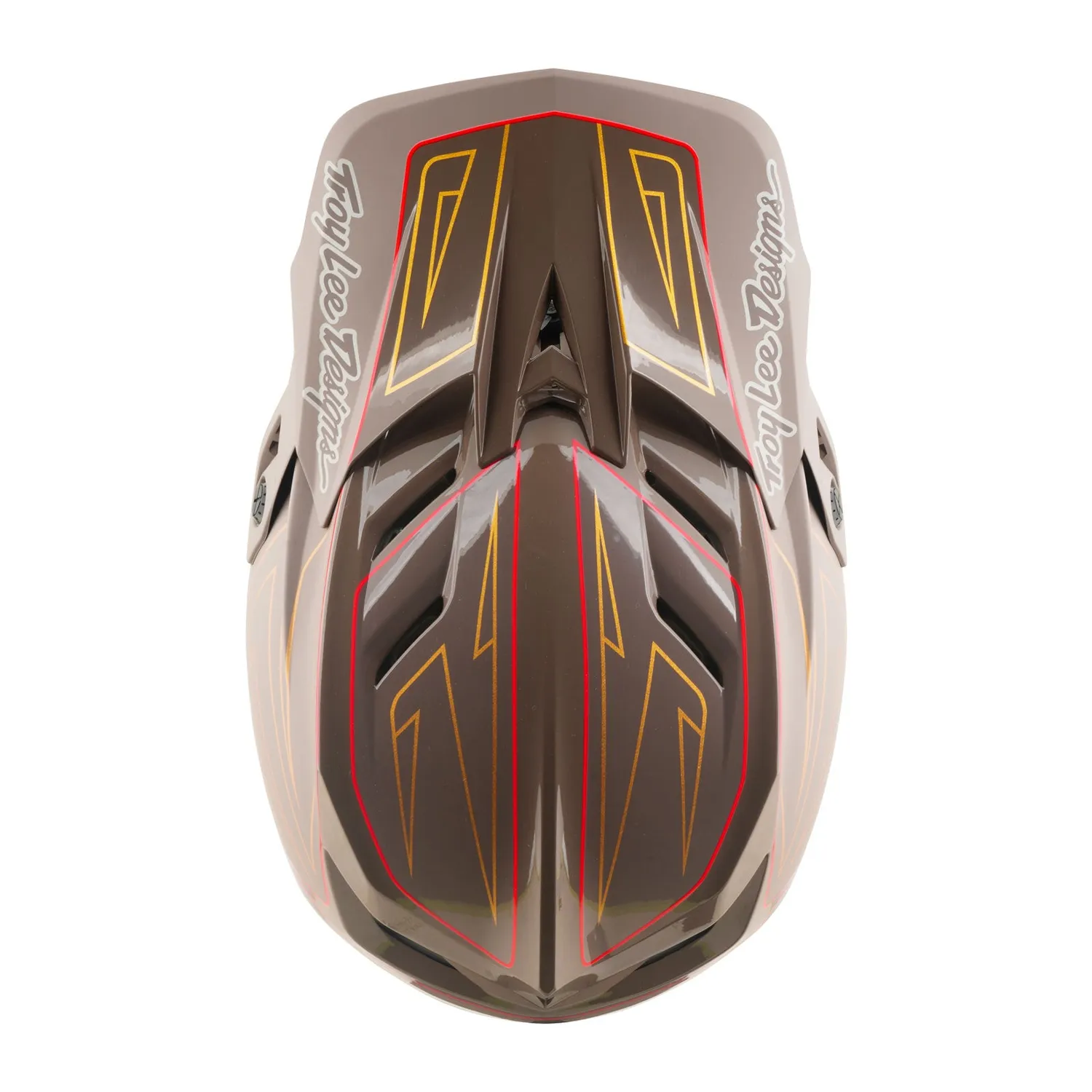 Troy Lee Designs D4 Polyacrylite casco mtb Timber