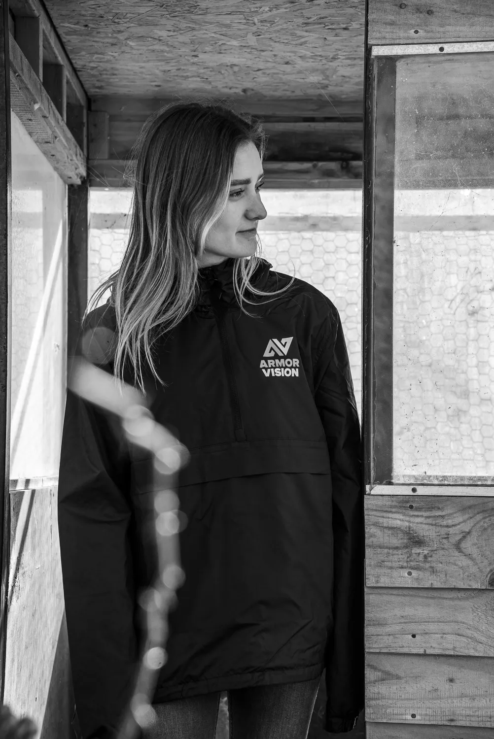 Armor Vision Rain Jacket giacca antipioggia nera impermeabile