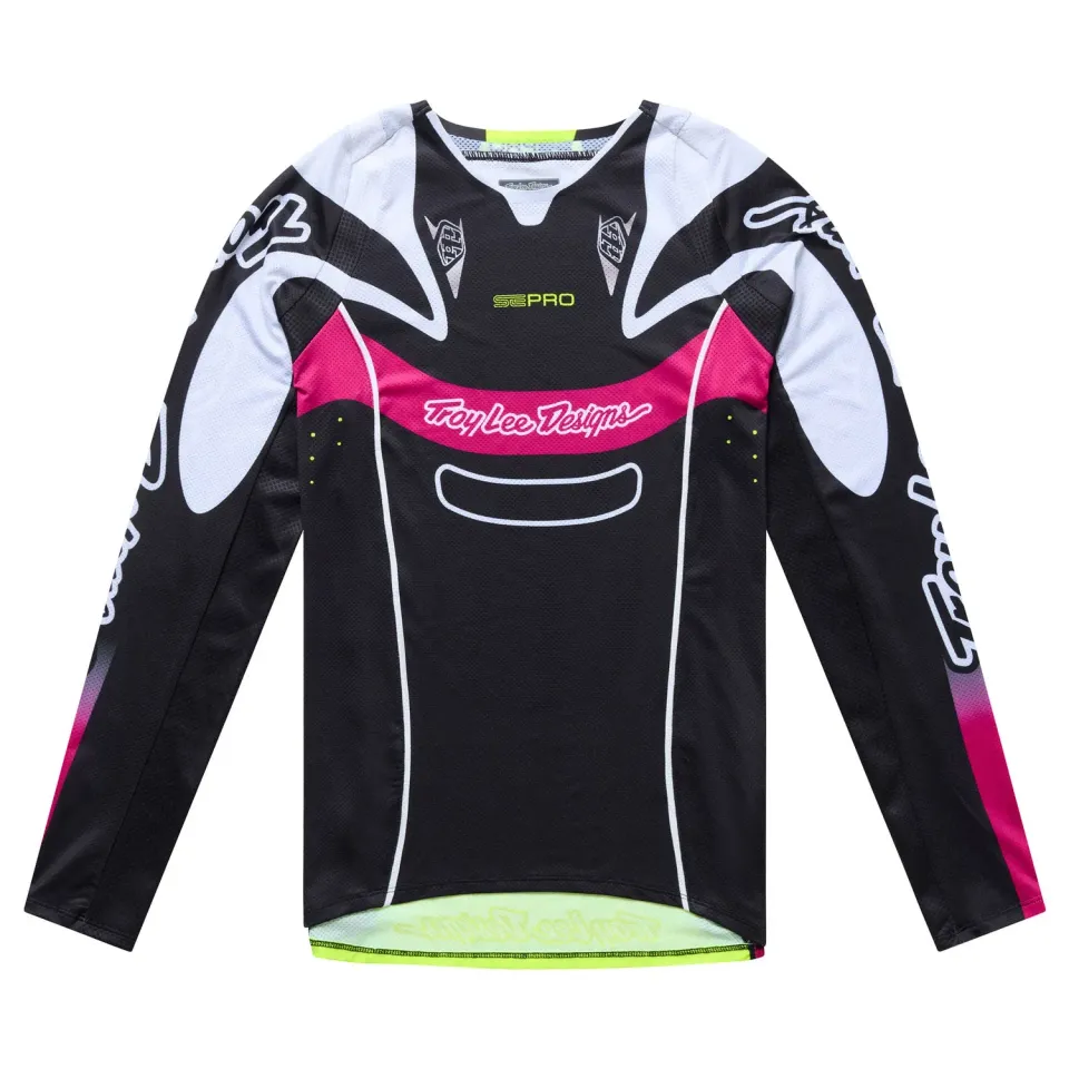 Troy Lee Youth SE Pro Salvo maglia moto bimbo nero