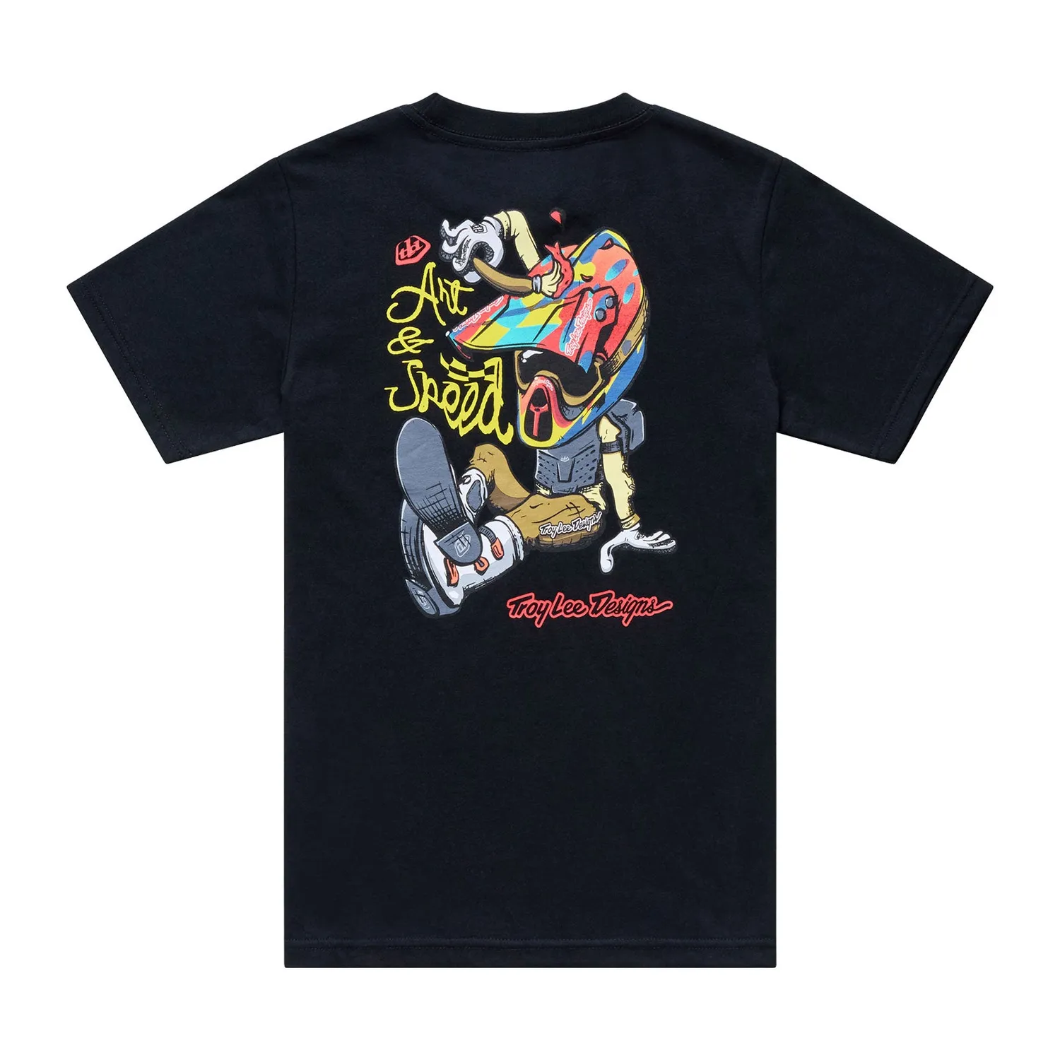 Troy Lee Designs Heritage t-shirt ragazzo Black