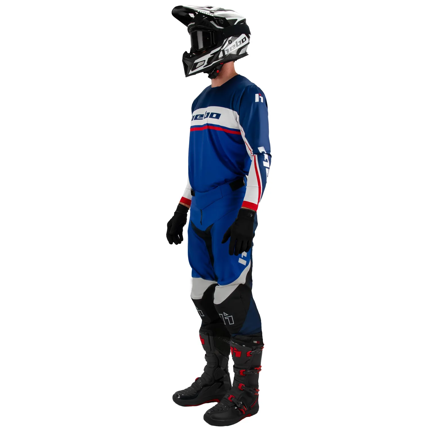 Hebo Scratch pantaloni enduro blu taglia L kevlar