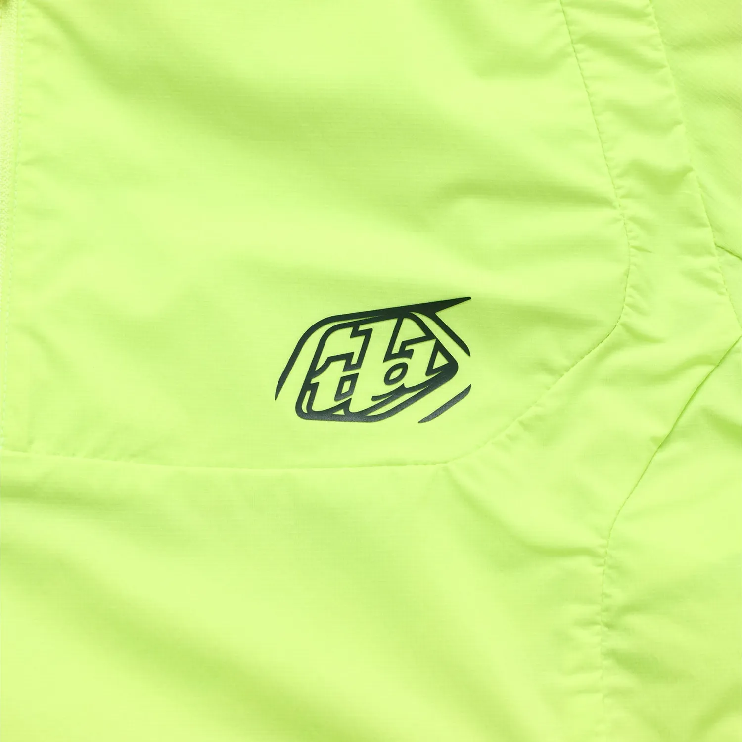 Troy Lee Designs Drift Mono giacca bici antivento giallo impacchettabile