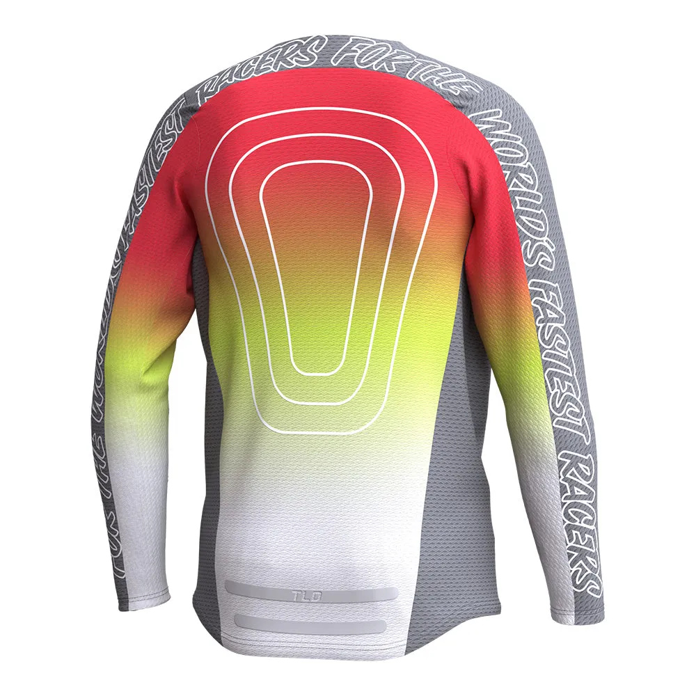 Troy Lee Designs GP Pro Richter maglia cross bimbo argento fuoco