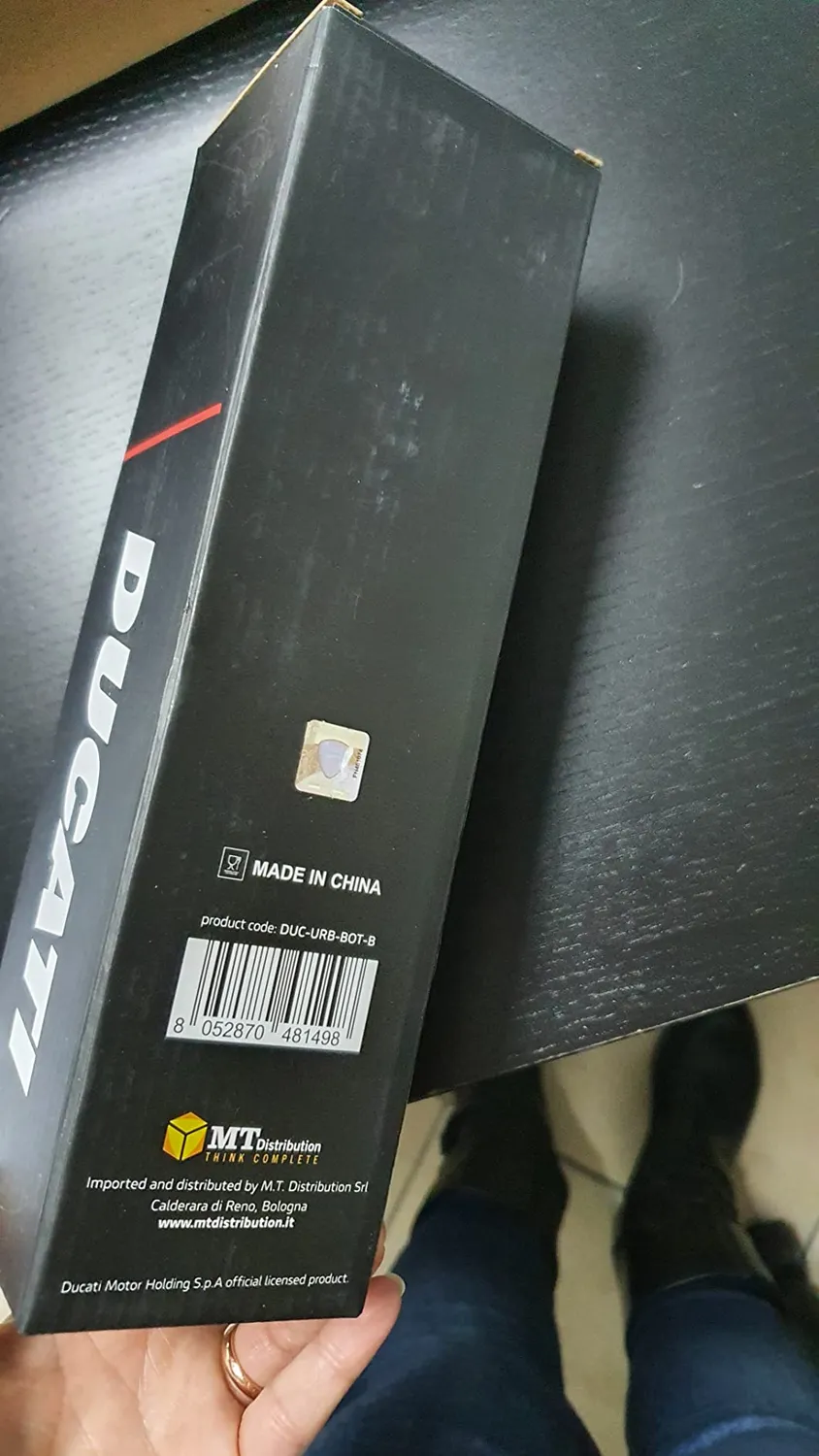 Ducati Urban Single Borraccia Termica 500ml Nero